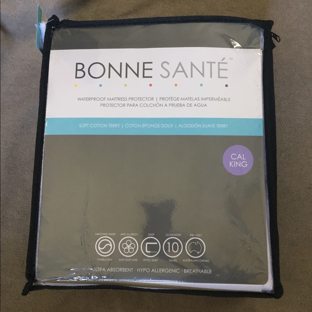NWT Waterproof cotton terry surface mattress cover